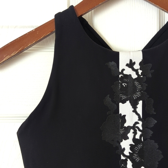 Athleta Powervita Rose Stripe Round Neck Crossback Pullover Sports Bra Black S - Picture 3 of 10